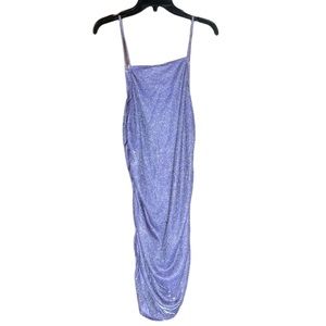 Sparkly purple dress